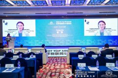 刘美希双语主持2022世界物联网500强峰会